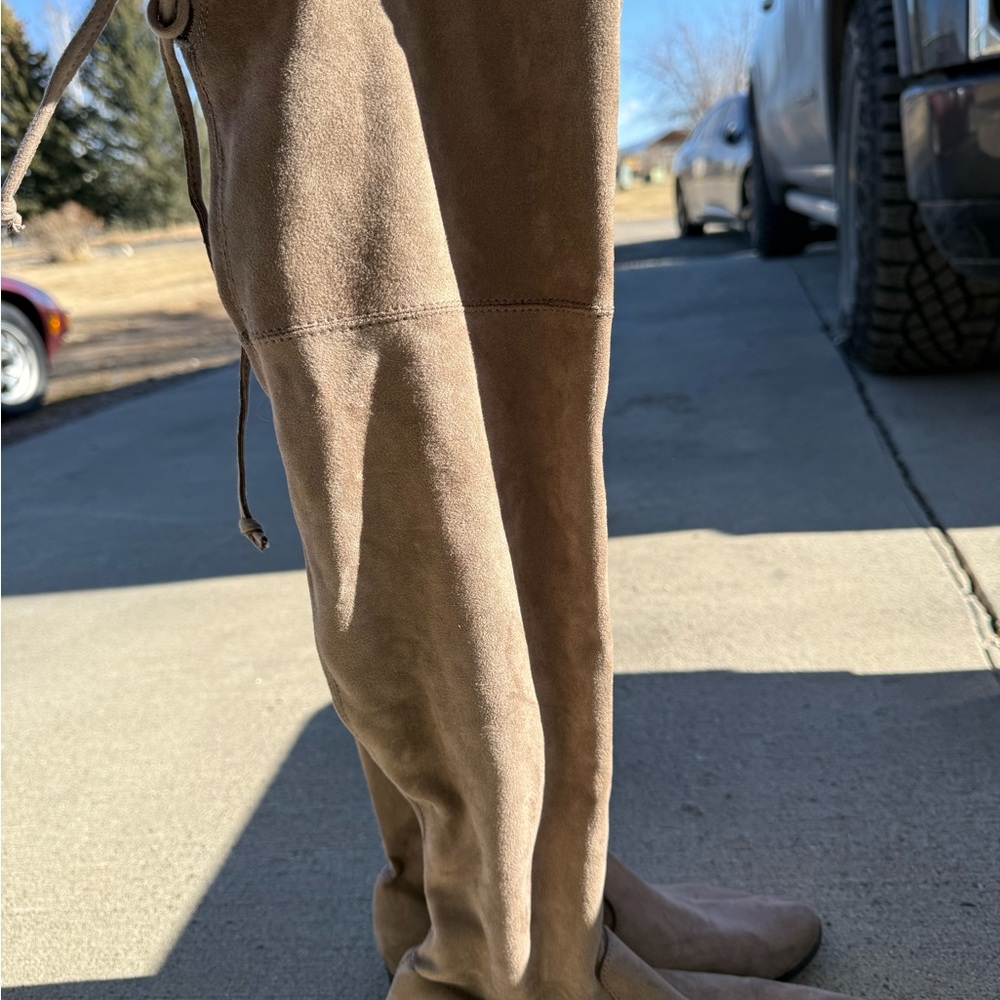 Time and Tru Tan Over the Knee Boots